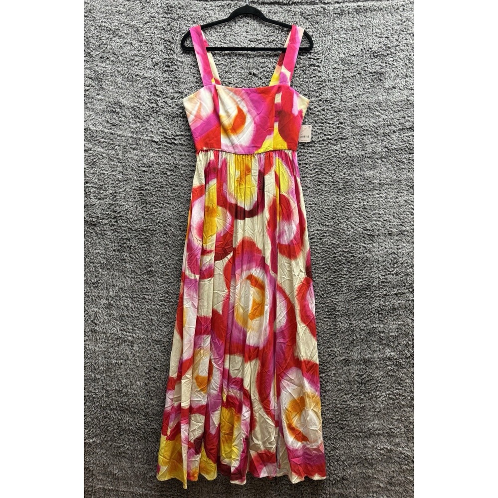 Amanda Uprichard Florence Slit Multicolor Maxi Dress in Size M NWD